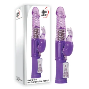 dam & Eve Eve's First Rechargeable Rabbit - Purple 22.9 cm